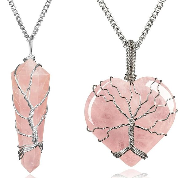 Other - Handcrafted Crystal Orgone Pendant & Necklace; Spiritual Healing Crystal Necklac